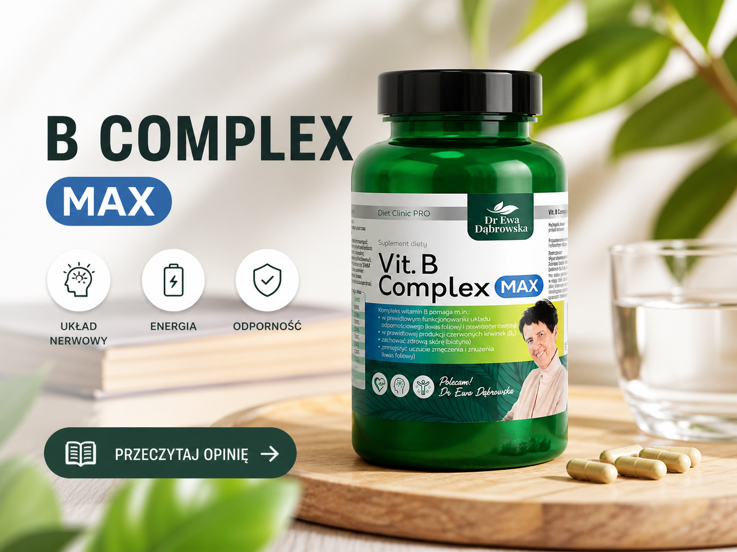Dr Ewa Dąbrowska: Witamina B Complex Max