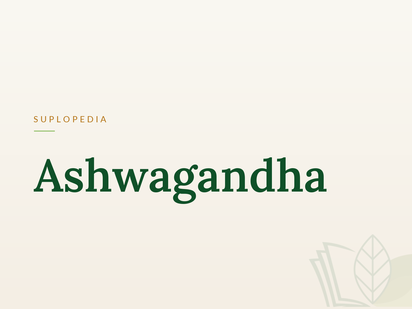 Ashwagandha